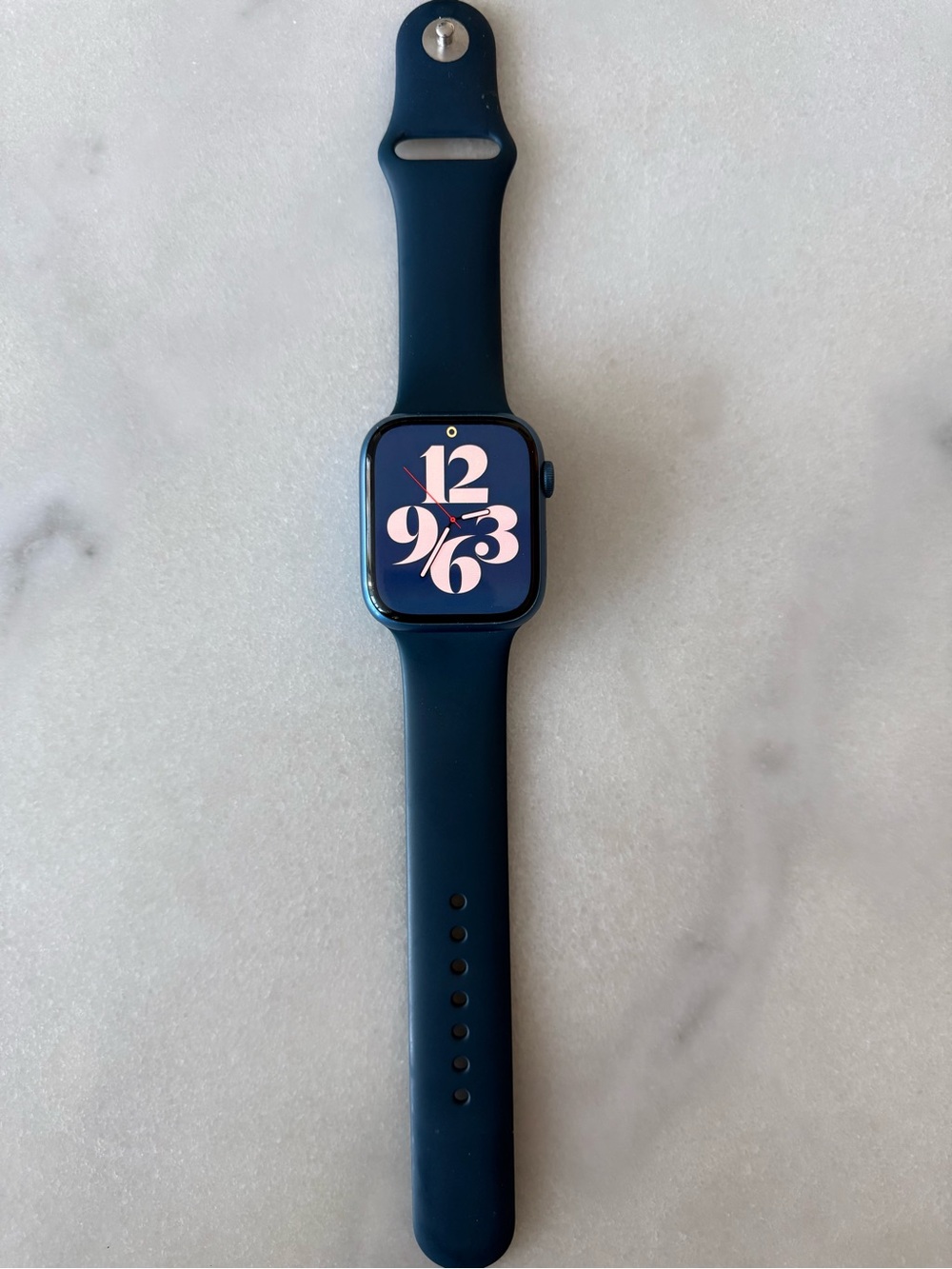 Apple Watch Series 7, Blue with Blue Sport Band, Smartwatch